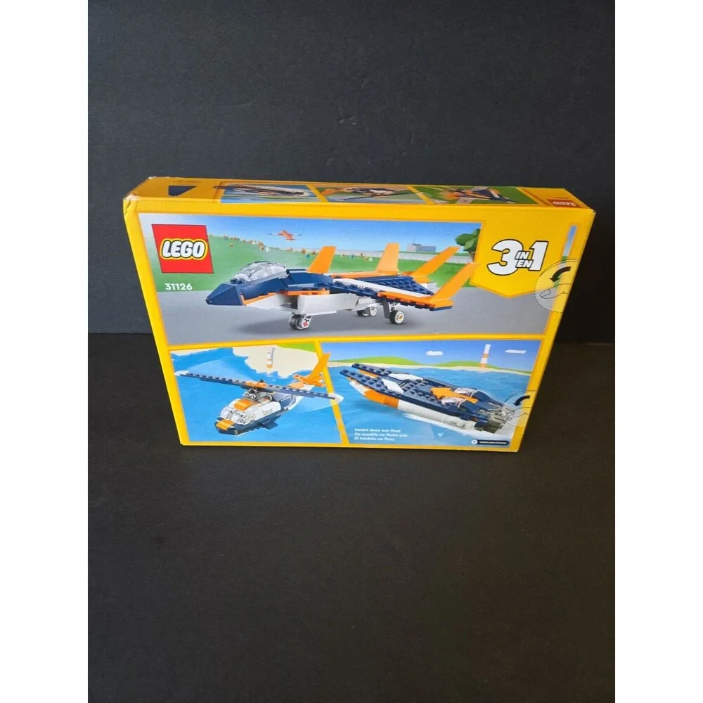 Lego 31126 Creator: Supersonic-Jet 3 in 1 New Sealed Retired